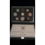 Great Britain 1983-Proof Coin Set (8) coins-Royal Mint case and certificate