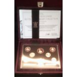 Great Britain 1996-Silver Anniversary Collection (7) Proof coins, No7058 of 15,000- cased/boxed