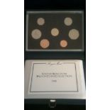 Great Britain 1988-Proof coin year set (7) coins - Royal Mint boxed with certificate