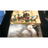 Mixed Lot - of Including Display Lady Bugs made of wood, star war figures, cup and saucer etc