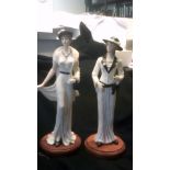 Candle Sticks- Pair of candle sticks, made by Zojecar, Yugoslavia 5" tall-Ornaments- Pair of