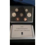 Great Britain 1991-Proof year set (7) coins-Royal Mint boxed with certificate