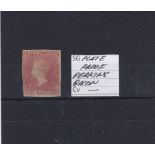 1861 St. Vincent 1861 1d Rose-Red, plate proof (See note in S.G.), 3 margins u/m mint.