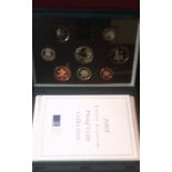 Great Britain 1995-Proof set (8) coins, cased/boxed