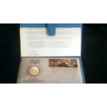 1976 American Bicentennial with sterling silver Medallion First Day Cover with bicentennial USA