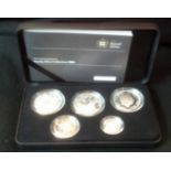 Great Britain 2008-Family silver collection (5) Spink,PS535, Proof Coins