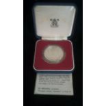 Great Britain-1977-Silver Proof Crown - Queen's Silver Jubilee, approx 28 grams, boxed