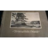German 1930's cigarette card album 'Unvergesslich Heimat' unforgettable homeland complete album