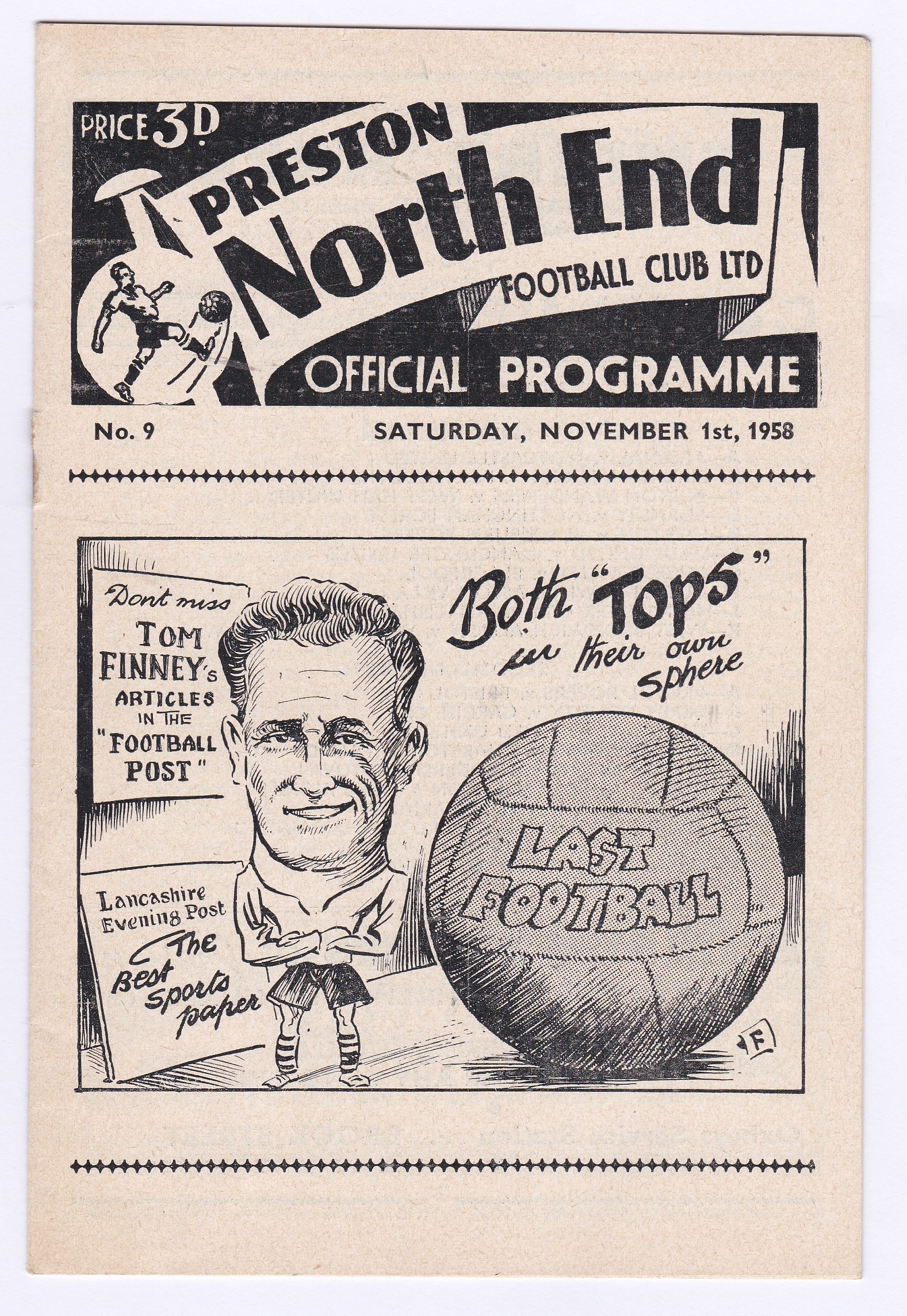 Preston North End v Chelsea 1958 November 1st