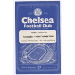 Chelsea v Southampton 1955 November 19th Combination vertical creases