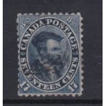 Canada 1859-17 cents slate-blue, Jacques Carter, fine used,SG43, cat £130