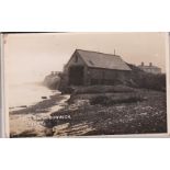 Postcard-Suffolk-Dunwich, good batch of (4)-includes RP's (8) 1911 High Tide, Cliffs and ruins, 1906