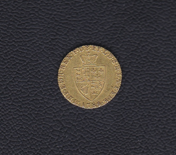 1789 - George III Gold Half Guinea, GVF/NEF. Spink: 3735 - Image 2 of 2