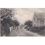 Postcard-Norfolk-Ludham-The Street-early view activity used 1909, Stratford St Mary thimble, by W.