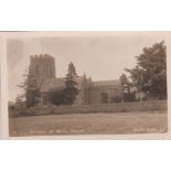 Postcard-Farnham-St martin Church (Suffolk) RP postcard, pub Smith's used 1914-Farnham St Martin