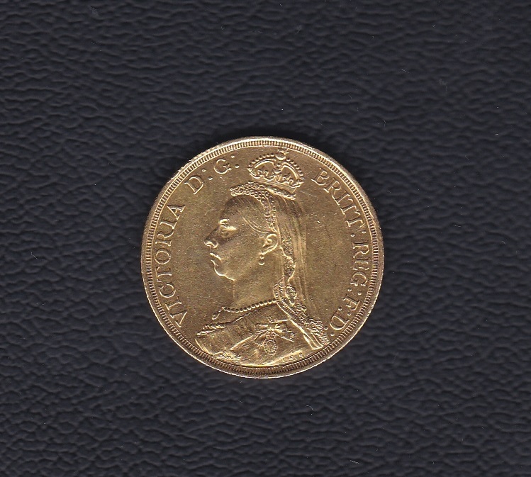 1887 - Gold £2- Coin, Victoria Jubilee Head. Spink: 3865