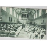 Postcard-London-Reepham Orphanage the dining room-full house with staff, used 1909-The message