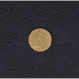 1787 - George III Gold Half Guinea, Fine, scratched. Spink: 3735