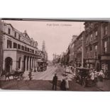 Essex-Colchester-Fine RP postcards activity, trams etc High Speed, Lexdan Road, Military Hospital,