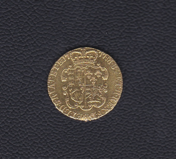 1777 - George III Gold Guinea, GVF, top mount mark - Image 2 of 2