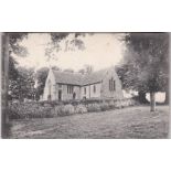 Postcard-Tynemouth Church - Black and white view, used 1907 (Stamp damaged)