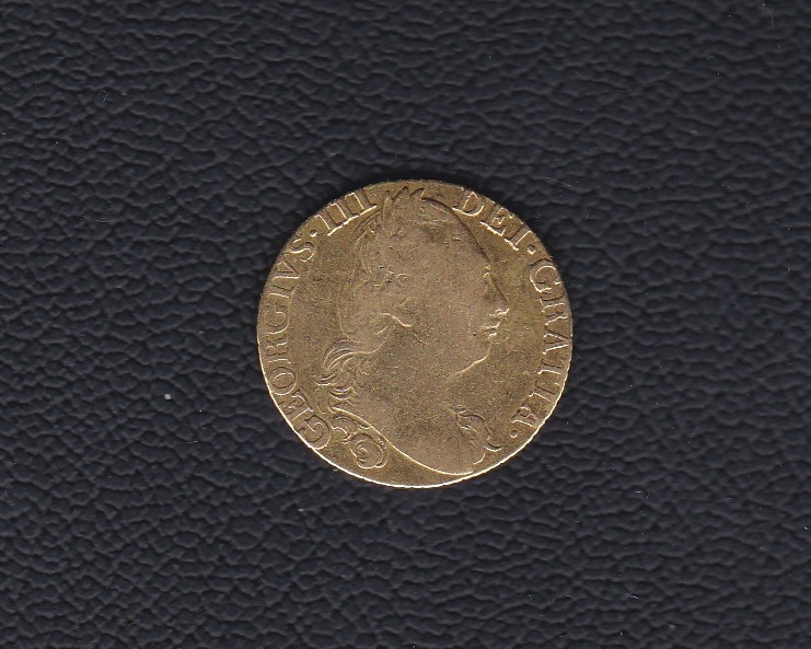 1785 - George III Gold Guinea, F/GF. Spink: 3728