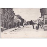 Postcard-Ongar (Essex) High Street with activity-Wrench Series, N^179 used 1906