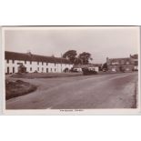 Postcard-(Drymen)-The Square, RP postcard-classic auto's pub Holmes Herald series