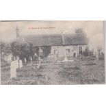 Postcard-Norfolk-Flordon-St Michael and All Angels Church, used 1905