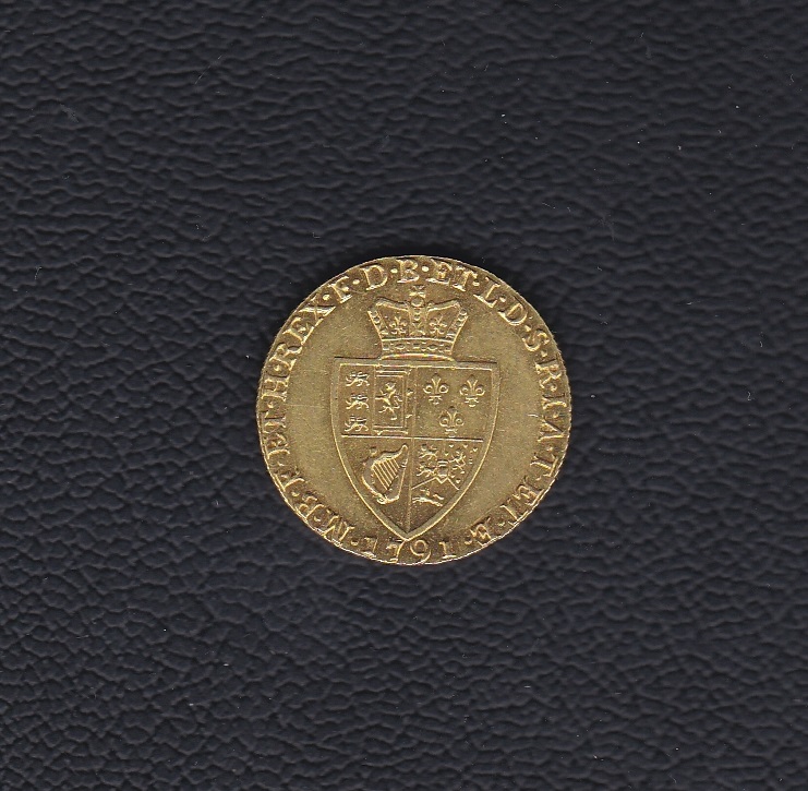 1791 - George III Gold Guinea, AUNC, choice. Spink: 3729 - Image 2 of 2