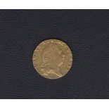 1798 - George III Gold Guinea, VF, small top mark. Spink: 3729