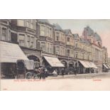 Postcard-London - Muswell Hill-Fortis Green Road, Fine early colour cover, activity, used Muswell