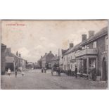 Postcard-Norfolk Ludham -Street scene, shop Lyon-Draper/Hosier, pubs, good activity, used 2905