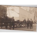 Postcard-Rochester New York-1911 Parade RP card featuring 14 New York and Hudson River Railway