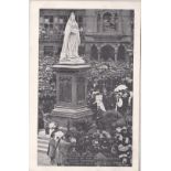 Postcard-Nottingham - 1905 Unveiling of the statue of Queen Victoria by the Duchess of Portland,