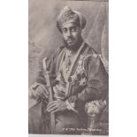 Postcard-Zanzibar-Fine portrait photo H.H. The Sultan of Zanzibar, pub Gomez+Son Zanzibar