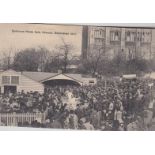 Postcard-Norfolk-Spellman's Horse Sale- large crowd attending sale the sale in front of the