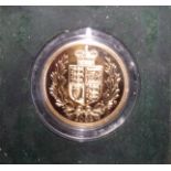 2002 - Gold £5- Elizabeth II Coin, Boxed, Bunc. Spink: SE9