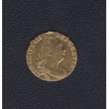 1777 - George III Gold Guinea, GVF, top mount mark