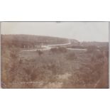 Postcard-Norfolk-Dersingham-The Heath, RP by Walter Ralph, used 1914, corner crease