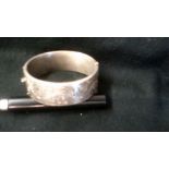 Silver Bangle-Good quality silver bangle, hallmarked, Birmingham 1946