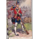Postcard-Military - nice batch, Royal Scots, Generals (2), Scots Greys, Canadians, Harry Payne's (