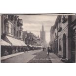 Harwich-Church Street black and white photo Street Scene No.W7253- activity RP Lighthouse and Street