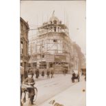 Postcard-House of Frazer/Harrods-Two superb real photographic postcards of the building of the house