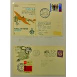 Commemorative Covers For 50th/60th Anniversaries of the 1911 Aerial Post; former bearing B.E.A.