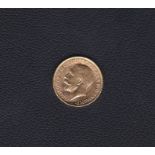 1913M - Gold George V Sovereign , GEF. Spink Melbourne Mint: 3999.