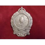 British WWI Naval Mine Clearance Service Sleeve badge (white-metal, lugs)