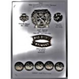 14th County of London Battalion (London-Scottish) Glengarry Badge, Collar Badge Pair, Shoulder Title