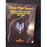 Military Book-Those Who Dared-Gallantry Awards to the British SAS and attached SBS Units 1941-