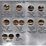 British Victorian Pre-1881 Military Buttons including: 5th Regt of Foot, The 8th, 15th, 23rd,